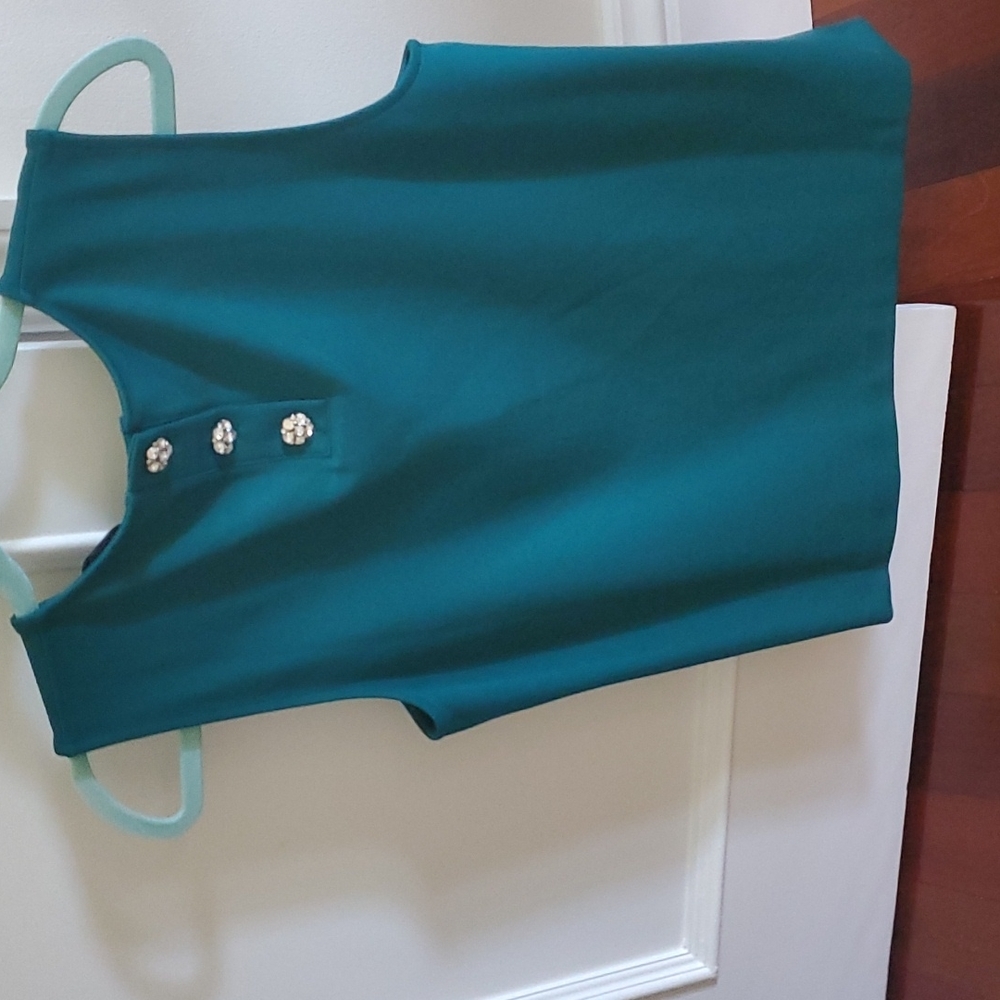 J. Crew sleeveless rhinestone top